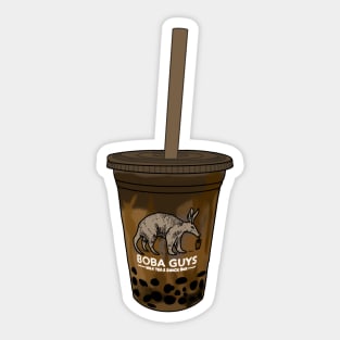 Boba Guys - Black Sugar Hojicha Sticker